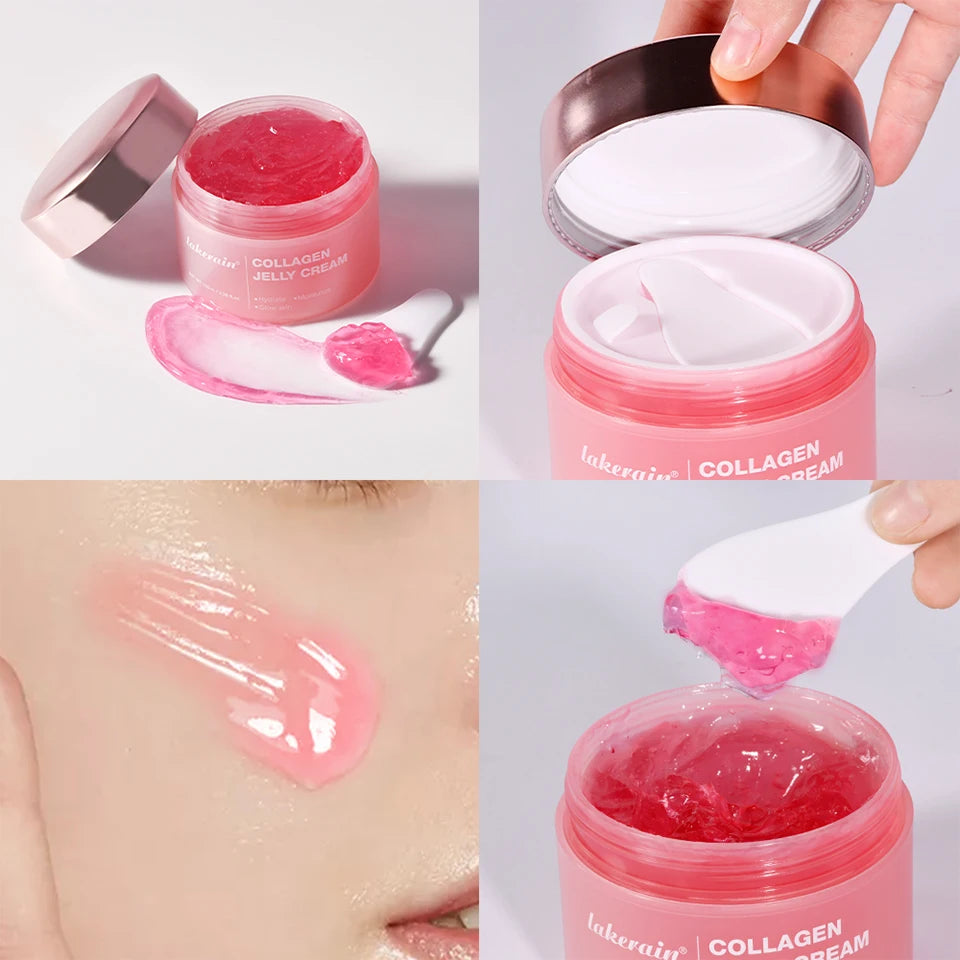 Salmon DNA PDRN Pink Peptide Serum with Collagen Jelly Cream