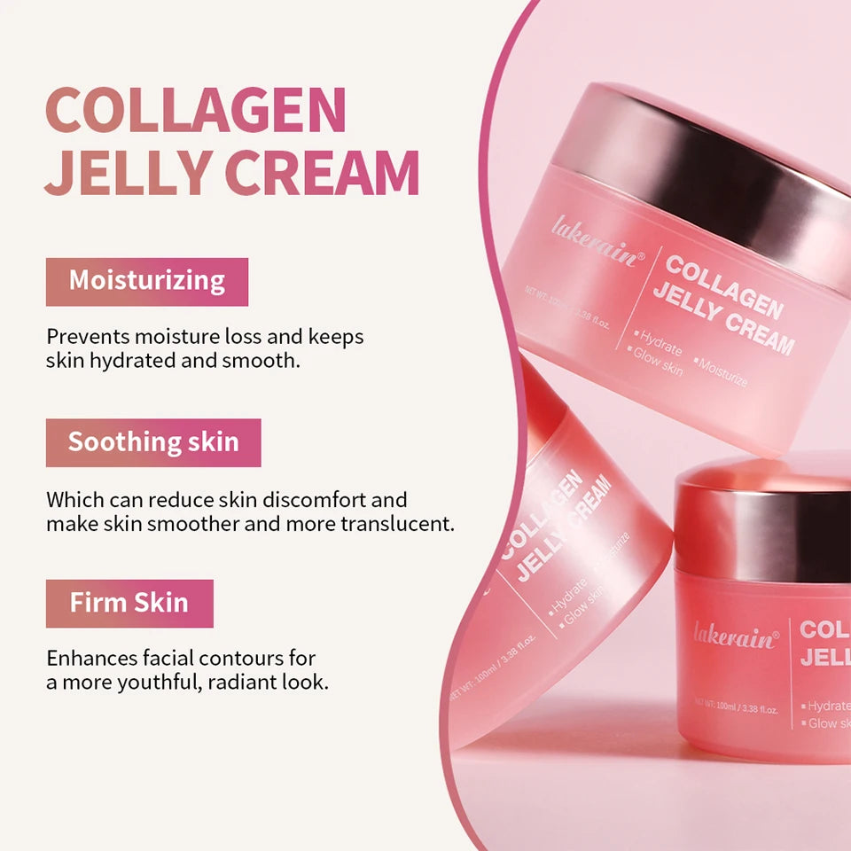 Salmon DNA PDRN Pink Peptide Serum with Collagen Jelly Cream