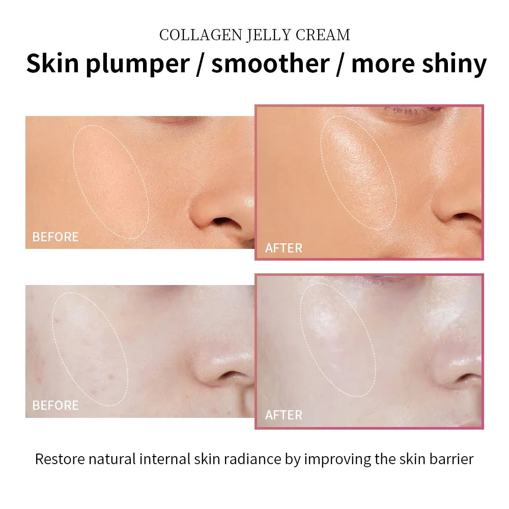 Salmon DNA PDRN Pink Peptide Serum with Collagen Jelly Cream