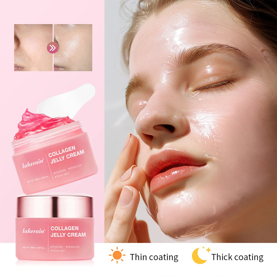 Salmon DNA PDRN Pink Peptide Serum with Collagen Jelly Cream