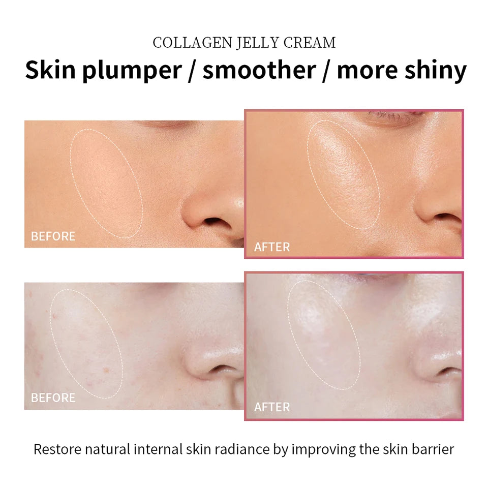 Salmon DNA PDRN Pink Peptide Serum with Collagen Jelly Cream